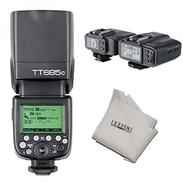 Godox tt685 C Flash Speedlite mit E-TTL Flash Speedlite + Godox X1 C Blitzauslöser für Canon EOS DSLR-Kamera 5D Mark III 5D MarkII 6D 7D 60D 50D 40D 30D 650D 600D 550D, etc..-34